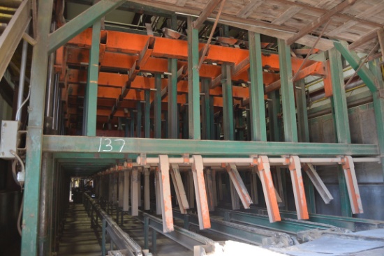 IRVINGTON MOORE 16 BAY DROP BIN SORTER