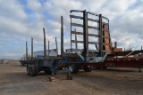 1983 AZTC 28' DOUBLE BUNK LOG TRAILER