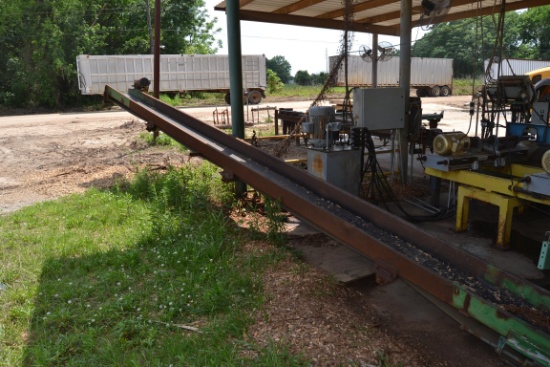 16"X28' INCLINE BELT CONVEYOR