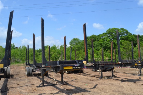2019 PITTS MODEL LT40-8L LOG TRAILER