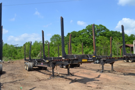 2019 PITTS MODEL LT40-8L LOG TRAILER