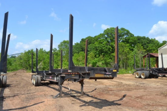 2019 PITTS MODEL LT40-8L LOG TRAILER