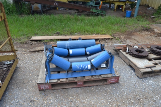 PALLET OF CONCAVE ROLLS