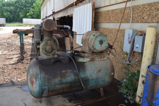 25HP TANK MOUNTED AIR COMPRESSOR 3 PHASE