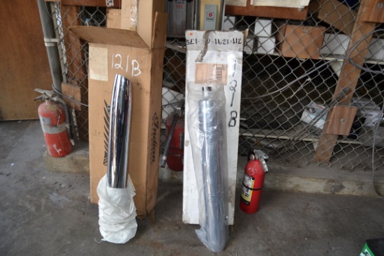 (2) SETS OF MUFFLES FOR INDIAN MOTORCYCLE