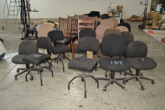 LOT OF OFFICE CHAIRS