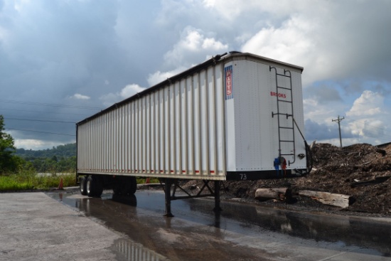 2018 PITTS 45' ALUM WALKING FLOOR TRAILER W/ TARP