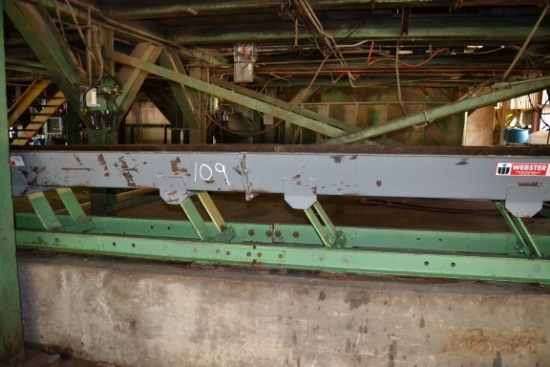 WEBSTER 24"X80' VIBRATING CONVEYOR W/ DRIVE