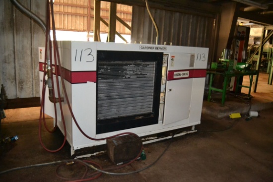 GARDNER DENVER 100HP SCREW TYPE AIR COMPRESSOR