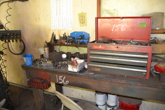 BRIDGEPORT MILLING MACHINE W/ TOOLING