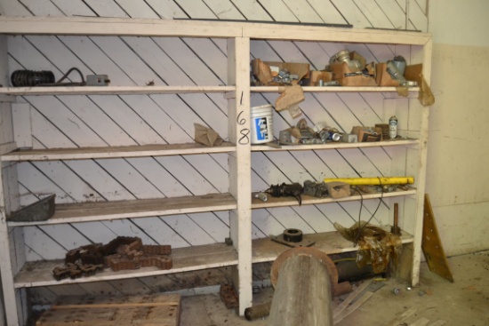 LOT OF SPARE MOTORS, BEARINGS, CHAIN & ROLLS
