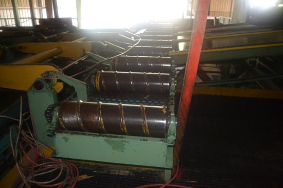 CORLEY 30"X22' SPIRAL ROLLCASE W/ 10' 4 STRAND TRANSFER W/ #78 CHAIN W/ DRIVE
