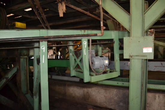 CORLEY 19"X38' BLOCK CONVEYOR W/ DRIVE