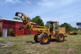 JOHN DEERE 544D ARTICULATING WHEEL LOADER W/ LOG FORKS W/ HOLD DOWN W/ ENCLOSED CAB SN#DW544DB511511