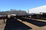 TRANSCRAFT 48' SPREAD AXLE FLATBED TRAILER W/STRAP KIT VIN#TNCVEDV0410236700