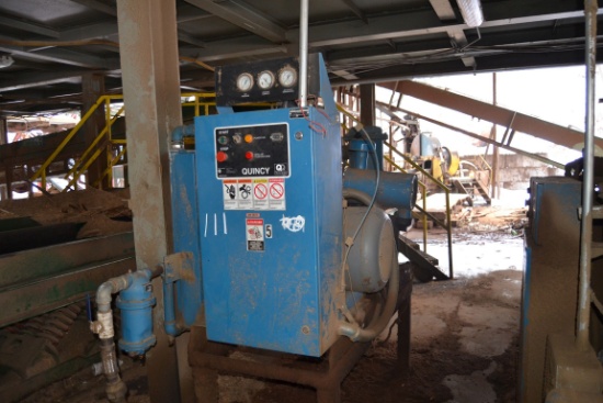 QUINCY 50HP SCREW TYPE AIR COMPRESSOR