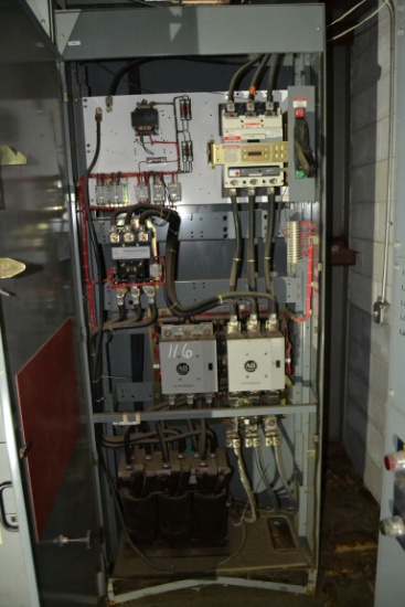 ALLEN BRADLEY 300HP SOFTYPE STARTER W/ 600 AMP DISC STARTER FOR CORNELL GANG EDGER