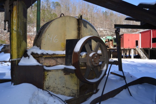 FULGHUM 66" 6 KNIFE CHIPPER W/ HORZONTAL FEED BOTTOM DISCHARGE SN#F1-F1L-1905