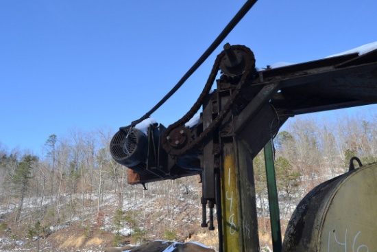 22' ALL STEEL WASTE CONVEYOR W/ 110 LADDER BACK CHAIN W/ DRIVE COME FROM UNDER CHIPPER