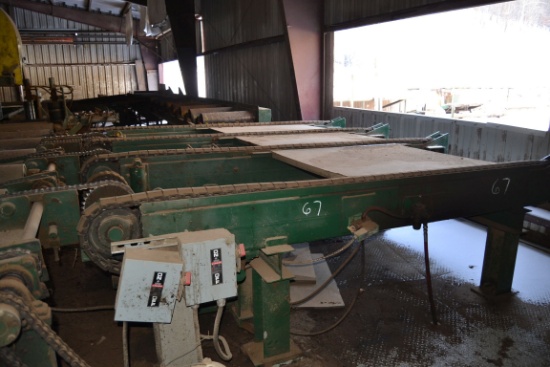 STENNER 10' 4 STRAND HEAVY DUTY TRANSFER W/ H78 ROOFTOP CHAIN W/ CANT STOPS W/ DRIVE