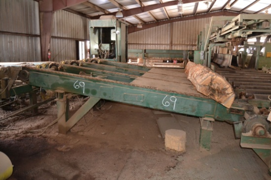 STENNER 12' 4 STRAND HEAVY DUTY INFEED DECK W/ H78 ROOFTOP CHAIN W/ CANT STOPS W/ DRIVE INFEED DECK