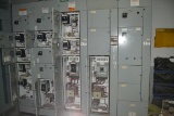 SIEMENS MCC PANEL W/ 2-150 HP STARTER W/ 5 SIZE 1 STARTER W/ 1 SIZE 2 STARTER W/ 1 SIZE 3 STARTER W/