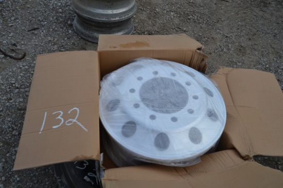 (1) 11R 22.5 TIRE ON ALUM WHEELS W/ (1) NEW 22.5 ALUM WHEELS