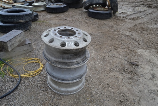 (4) 22.5 ALUM WHEELS