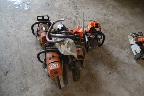 (4) STIHL CHAIN SAWS
