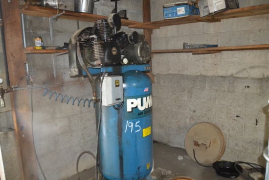 PUMA 7 1/2 HP SINGLE PHASE AIR COMPRESSOR