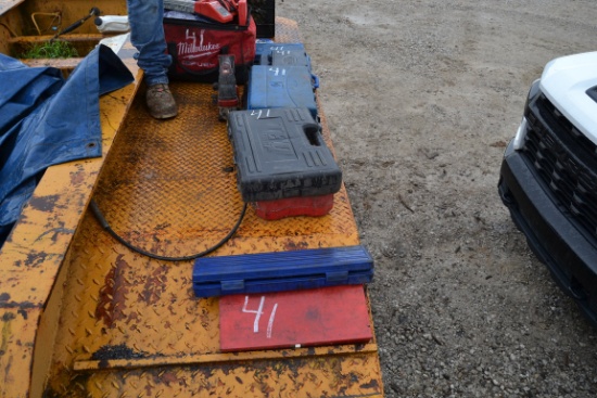 LOT OF SOCKETS SETS GREASE  GUNS