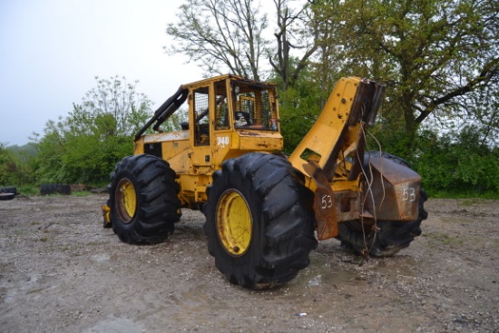 JOHN DEERE 740E CABLE SKIDDER W/ 30.5X32 RUB SN#DW740EC533274