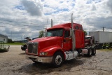 2007  INTERNATIONAL EAGLE 9400 ROAD TRACTOR W/ SLEEPER W/ ISX CUMMINS ENGINE W/10SPD TRANS W/ ALUM W