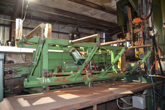 RECKART 13' AIR OPERATED SLAB DROP W/ DRIVE W/ 4 ARM CANT CATCHER