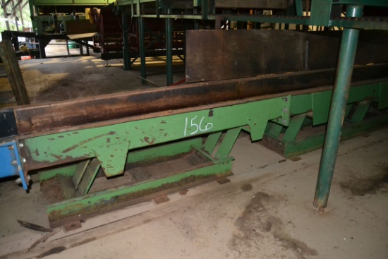 PRECISION 22"X52' VIBRATING CONVEYOR W/ FINES SECTION W/ TRANSISTION SPOUT W/ MDI METAL DETECTOR W/
