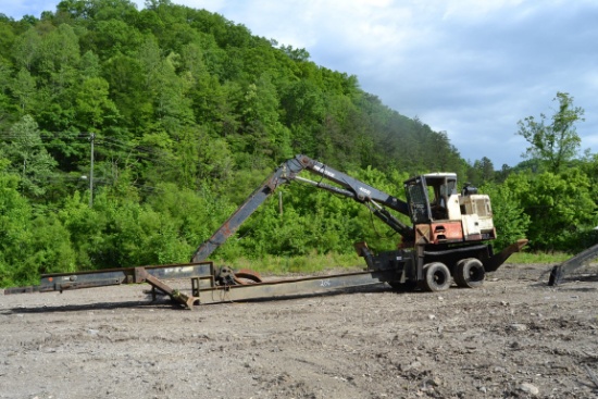 "PRENTICE 410D KNUCKLEBOOM LOADER W/CONT.GRAPPLE W/JOYSTICK CONTROLS W/CUMMINS 6CYL.ENGINE