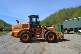 CASE 621F ARTICULATING WHEEL LOADER W/ LUMBER FORKS W/ ENCLOSED CAB W/ 20.5X25 RUB SN#NFF232527