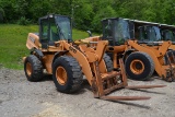 CASE 621D ARTICULATING WHEEL LOADER W/ LUMBER FORKS W/ ENCLOSED CAB W/525-80R 25 TIRES SN#JEE0140257