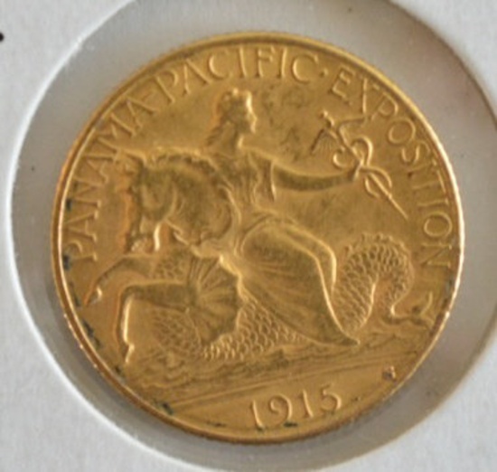 1915-S $2.50 Panama-Pacific Gold Commemorative