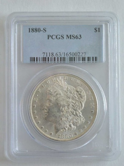 1880-S PCGS MS 63 Morgan Dollar