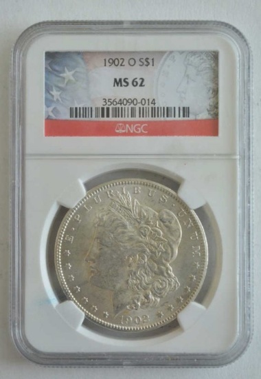 1902-O NGC MS 62 Morgan Dollar