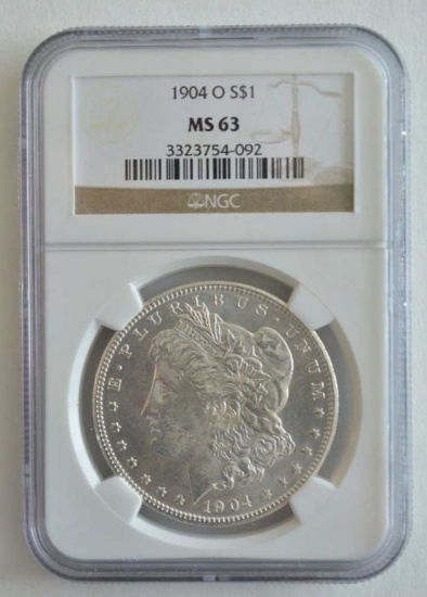 1904-O NGC MS 63 Morgan Dollar