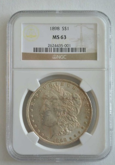 1898-2 NGC MS 63 Morgan Dollar
