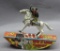 Marx Hopalong Cassidy tin Litho Wind up toy