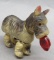 Walking Grey Scottie Dog Celluloid Wind Up toy