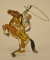 Marx Tin Litho Windup Cowboy On Horse With Lasso