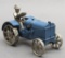 Kilgore Cast Iron Fordson Tractor w/Driver- Blue