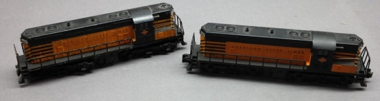 American Flyer Lines T&P Diesel Units Train Engine