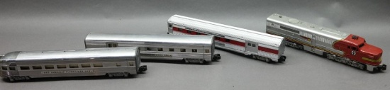 American Flyer Lines santa Fe w/660 & 663 Cars