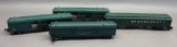 American Flyer Train Set- Green Cars- No Engine